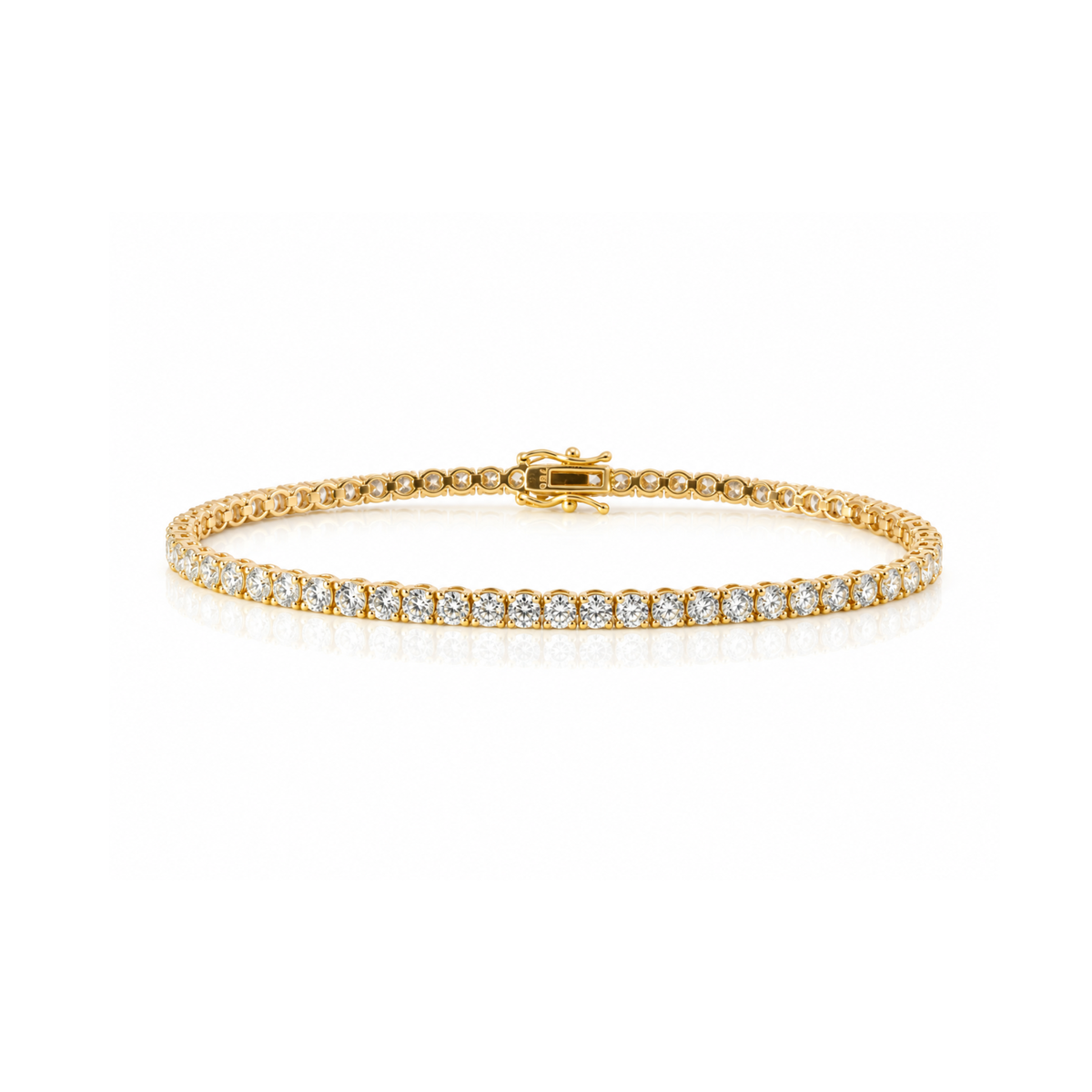 LAB GROWN DIAMOND TENNIS BRACELET 5.11ct