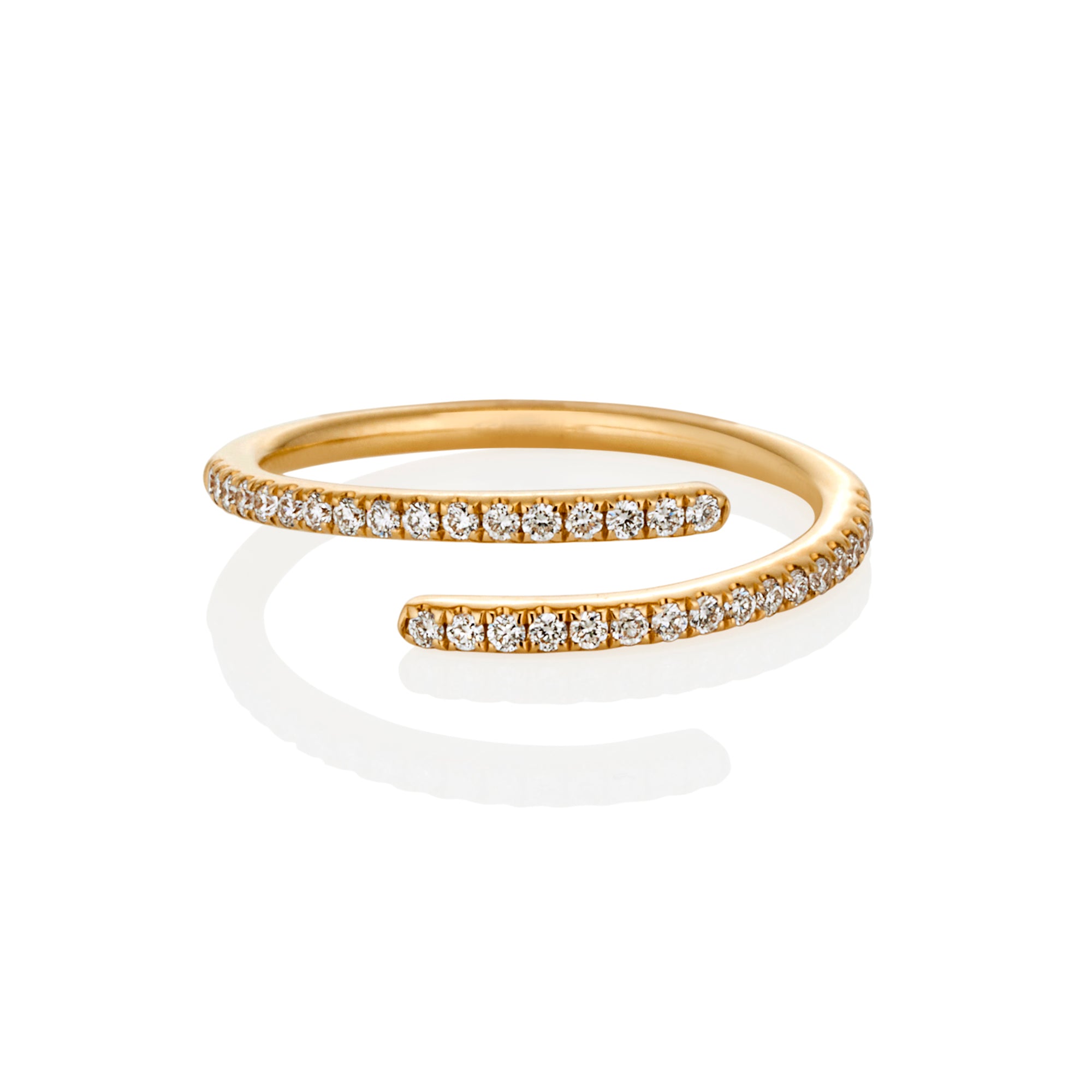 YELLOW GOLD FINE WRAP RING