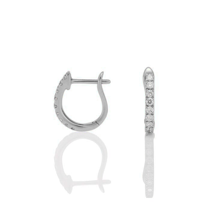 CUT CLAW PETITE DIAMOND SLEEPERS 0.14CT