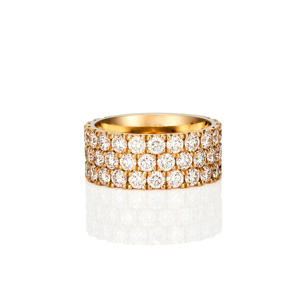 Yellow Gold Diamond Dress Ring