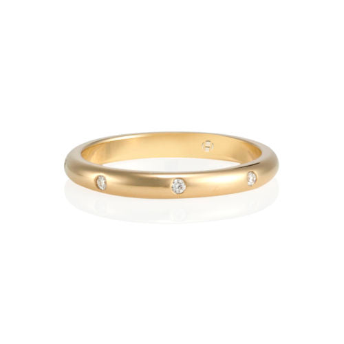 DROP SET YELLOW GOLD DIAMOND RING