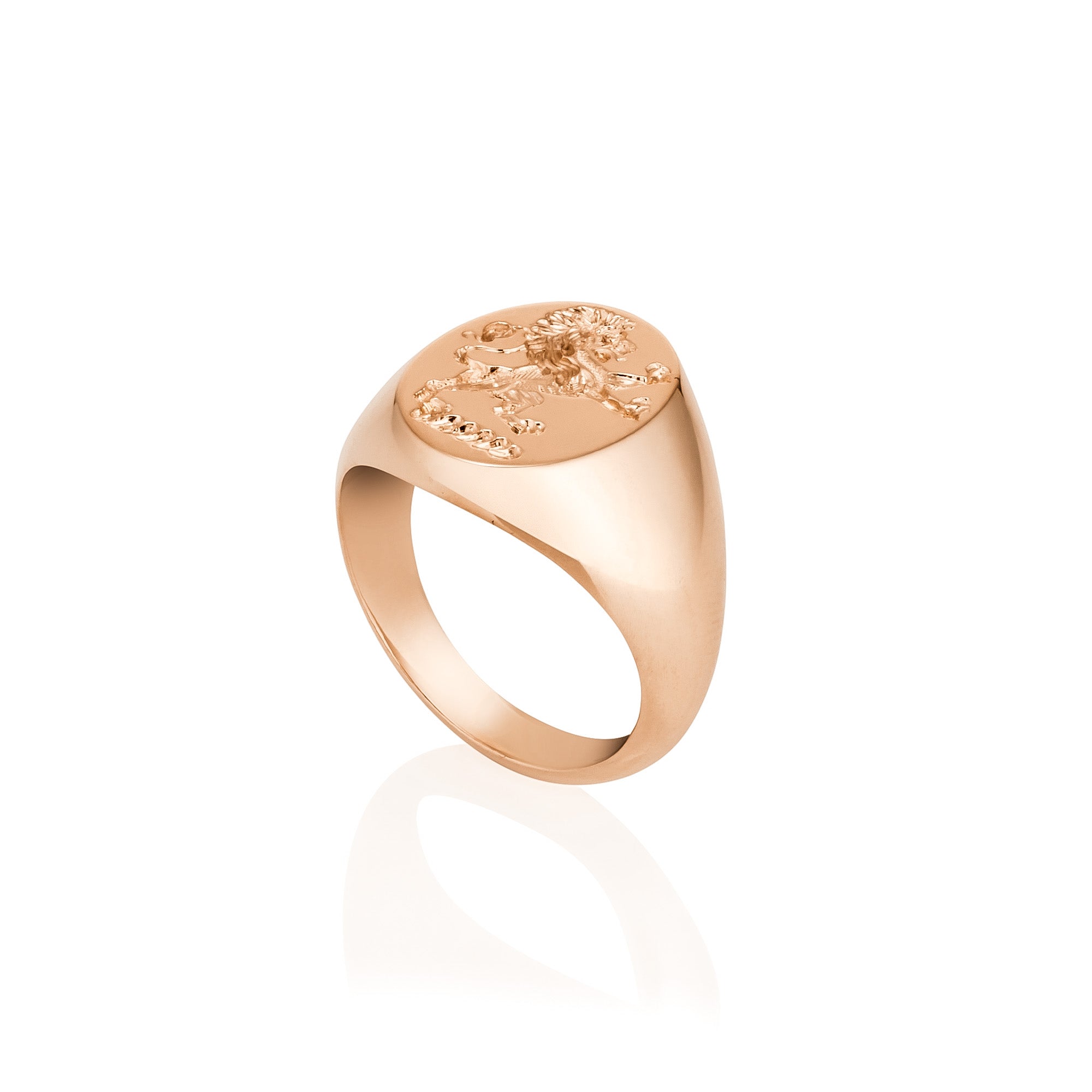 ROSE GOLD PERSONALISED SIGNET