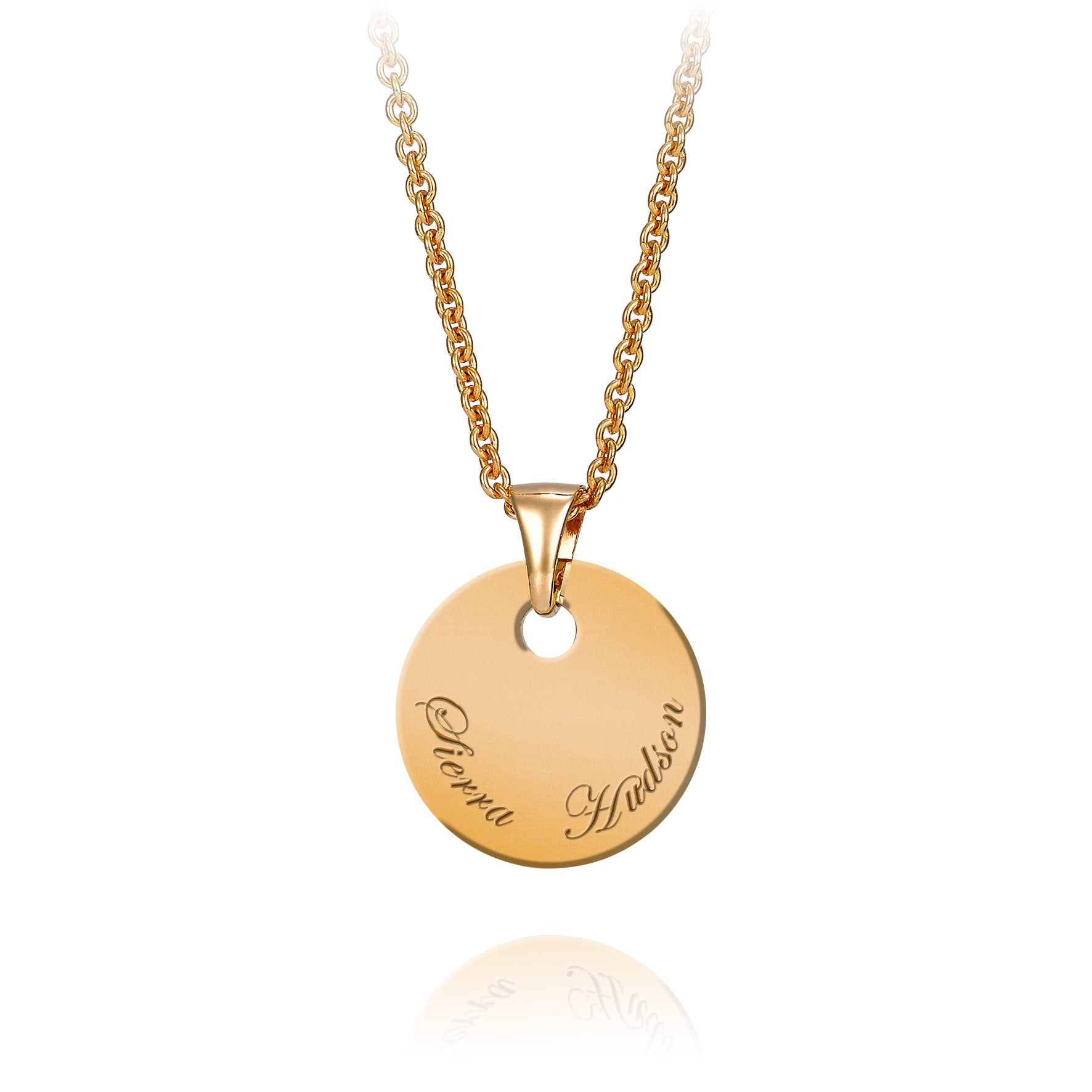 YELLOW GOLD LOVE MEDALLION