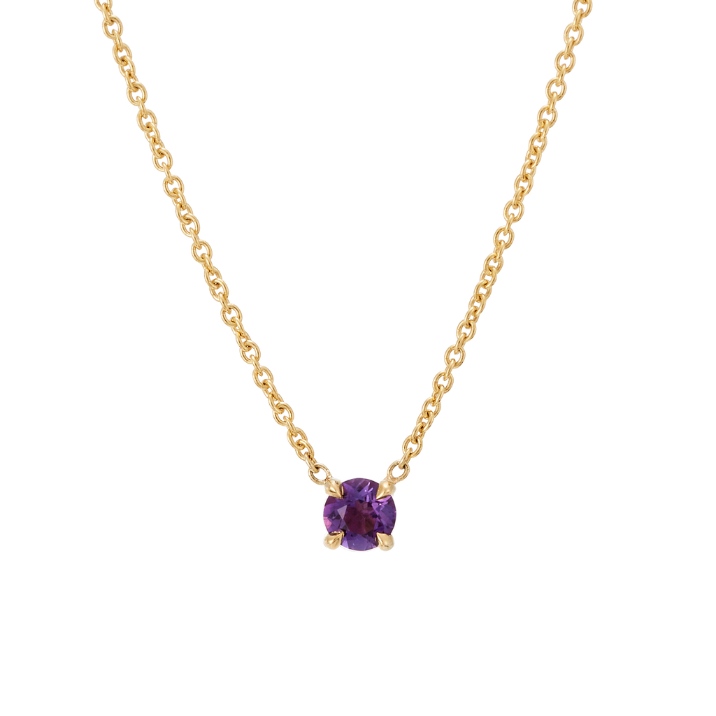 Amethyst best sale birthstone necklace