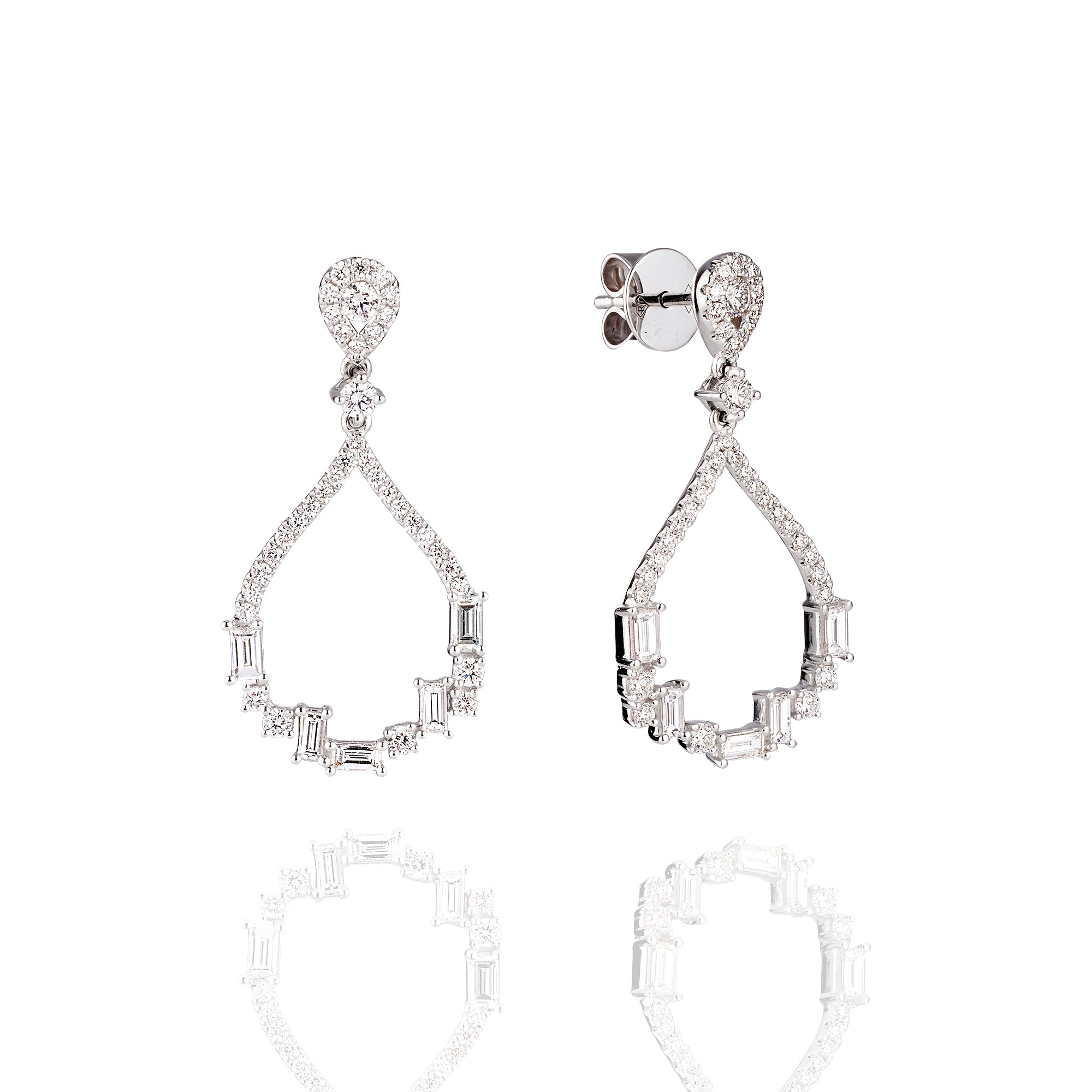 DIAMOND TEARDROP EARRINGS