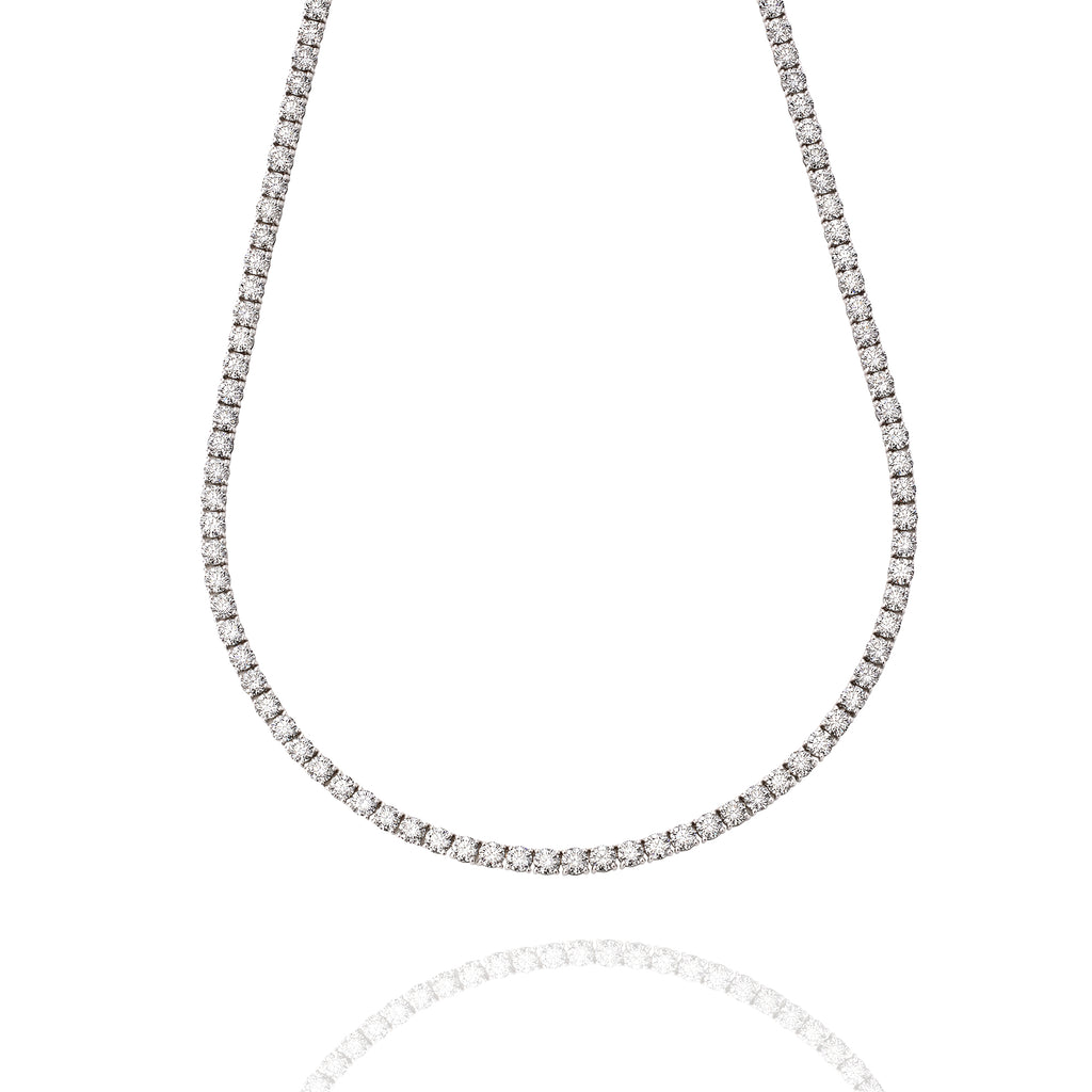 CUT CLAW DIAMOND RIVIERE NECKLET 20.69CT