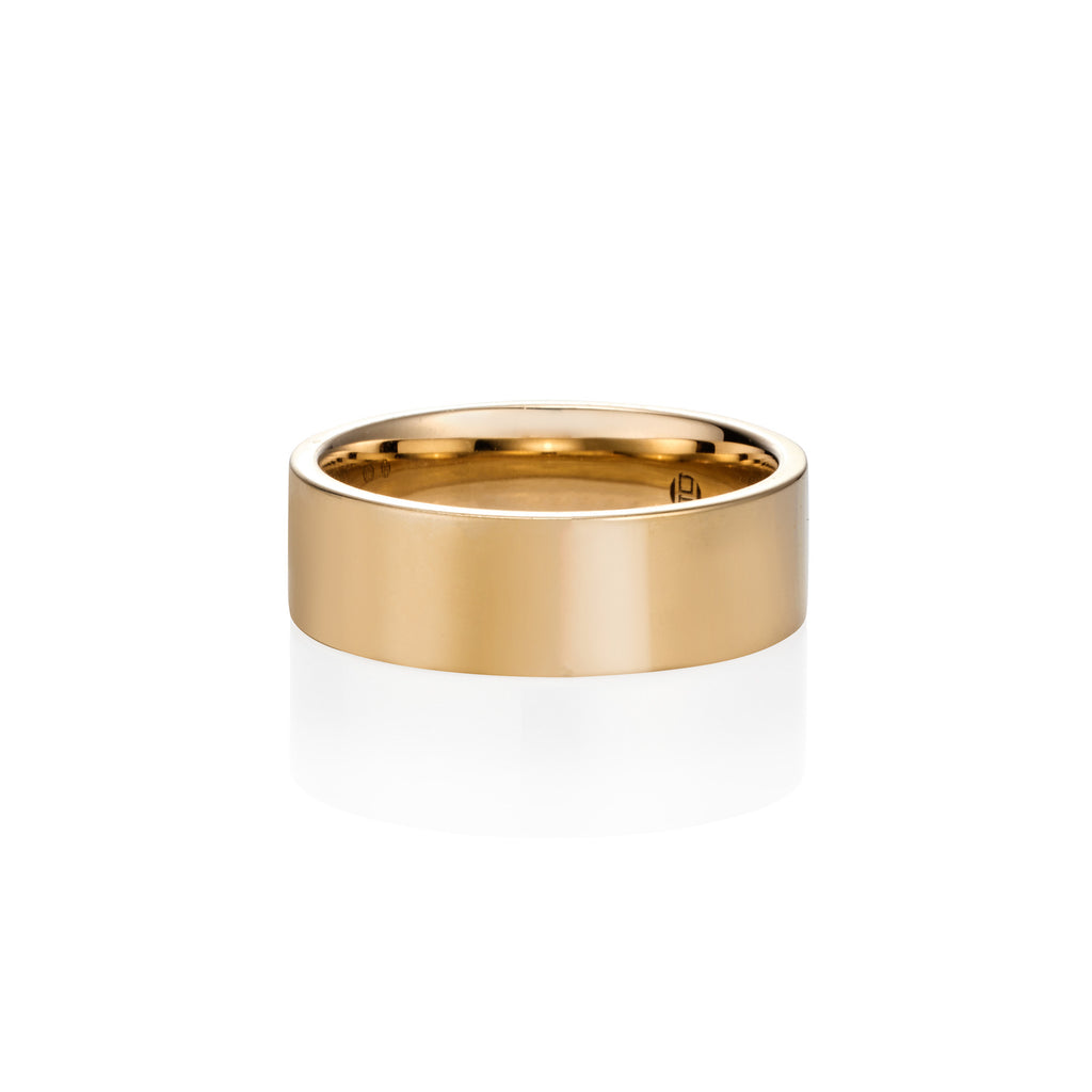 YELLOW GOLD WIDE BAND